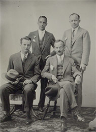 Clockwise from Upper Left: Edsel B. Ford, Fred Black, Georges F. Doriot, Allan Hoover. Box 18. Georges F. Doriot Papers. Manuscript Division, Library of Congress, Washington, D.C.