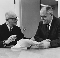 Georges F. Doriot and Ken Olsen. Courtesy of the Computer History Museum. CHM Image #: 102680785