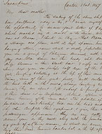 Augustine Heard II to Elizabeth Heard, October 1, 1847. Elizabeth Heard Papers. Harvard Business School.
