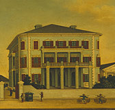 Chow‐Kwa. View of headquarters of Augustine Heard & Company on the Shanghai Bund, ca.1860. M3799. Peabody Essex Museum, Salem, Massachusetts.
