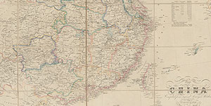 Wyld, James. Map of China:  compiled from original surveys and sketches. Map. London: Jas. Wyld, 1840. Courtesy of the Harvard Map Collection, the Harvard College Library.