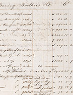Baring Brothers Interest Account, 1854. Heard Family Business Records. Harvard Business School.
