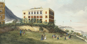 Residence Augustine Heard and Company, Hong Kong, ca. 1860. M17297. Peabody Essex Museum, Salem, Massachusetts.