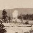 F. Jay Haynes. Upper Geyser Basin, looking North. Yellowstone National Park, ca. 1882. Henry Villard Business Papers, Baker Library Historical Collections. olvwork361345