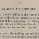 Rules of the Boston and Lowell and Nashua and Lowell Railroad. Nashua and Lowell Railroad Corporation Records, Baker Library Historical Collections.