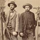 Portrait of Robert Pfeil and Alex. E. Abend, civil engineers, January 31, 1882. Henry Villard Business Papers, Baker Library Historical Collections. olvwork359834