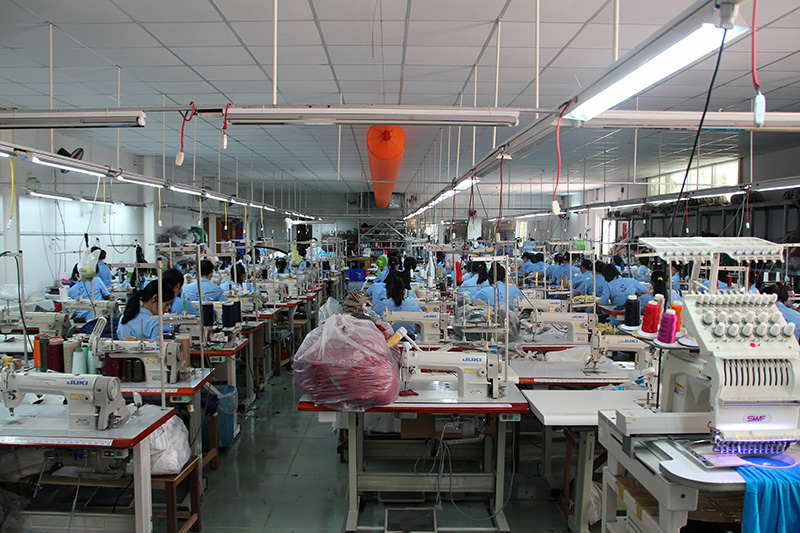 Workers at a garment factory. (Shutterstock)