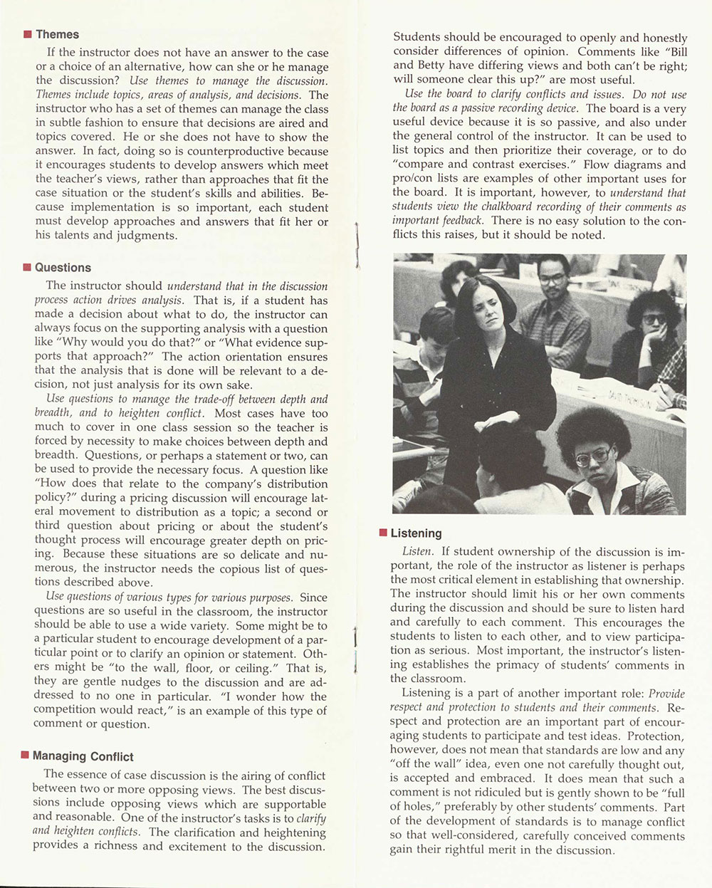 Teaching & The Case Method Baker Library Bloomberg Center Harvard