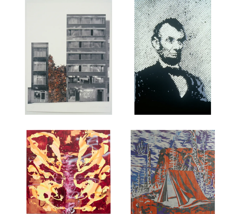 Four pieces of contemporary art from the Schwartz Collection