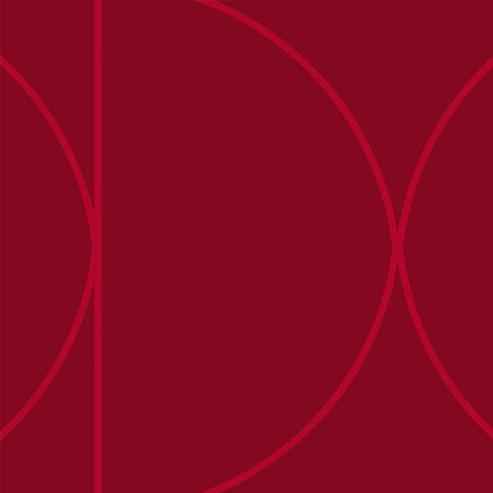 Crimson block with line pattern