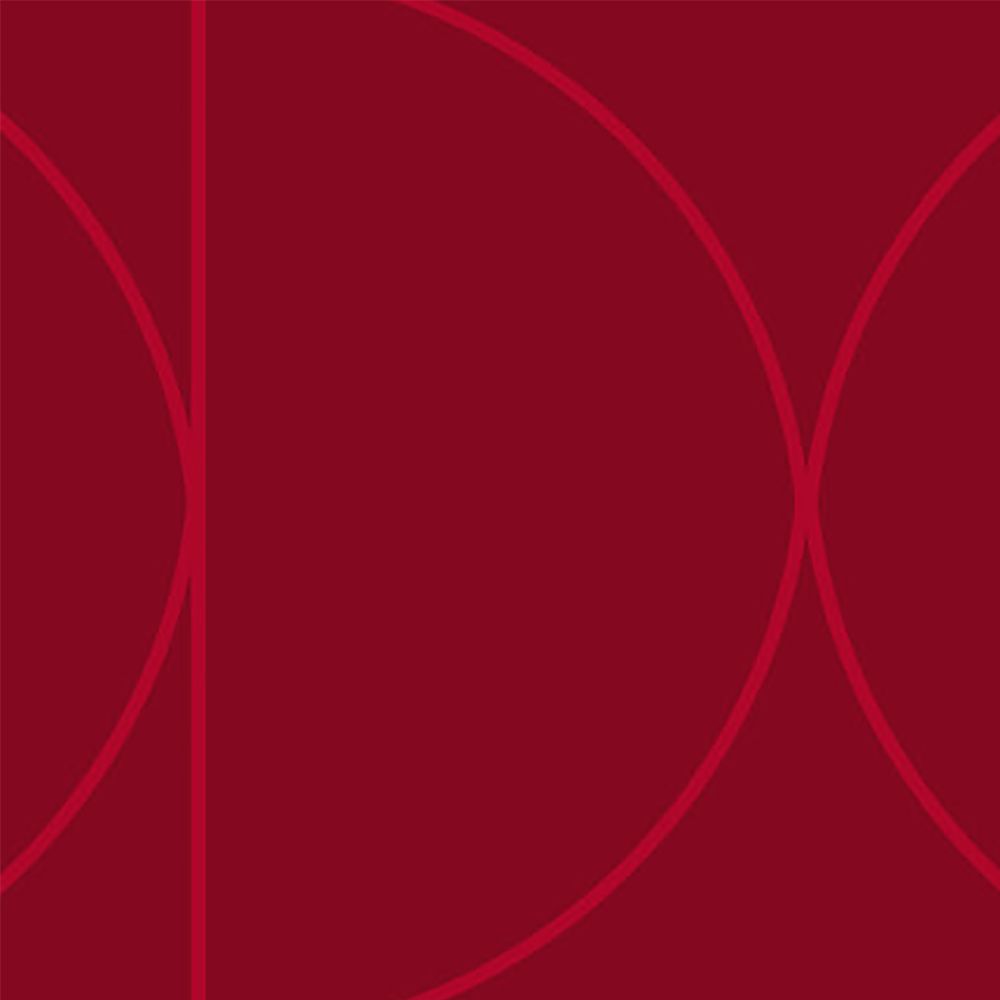 Crimson block with line pattern