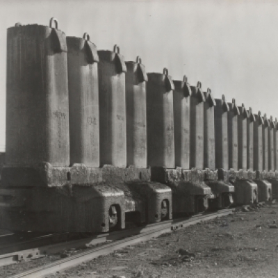 Ingot molds in transit--Gary Works