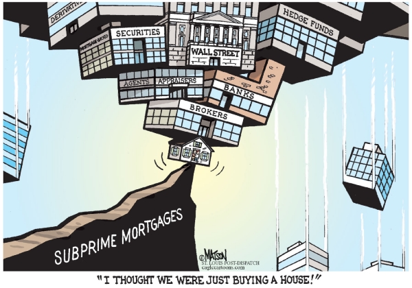 I thought we were just buying a house! R.J. Matson Editorial Cartoon. Courtesy of CagleCartoons.com.