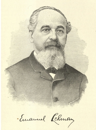 Engraving of Emanuel Lehman. Hall, Henry. America's Successful Men of Affairs. An Encyclopedia of Contemporaneous Biography. New York: New York Tribune, 1895. Baker Library, Harvard Business School.