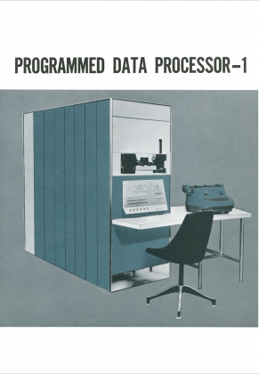 Digital Equipment Corporation. Programmed Data Processor-1 Brochure.  Kenneth H. Olsen Collection, on permanent loan from Gordon College. Baker Library, Harvard Business School. 