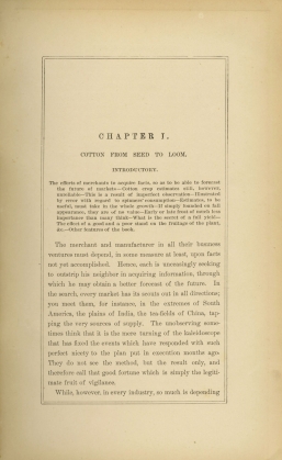 William B. Dana. Cotton from Seed to Loom: A Hand-book of Facts for the Daily Use of Producer, Merchant and Consumer. New York: W.B. Dana, 1878.